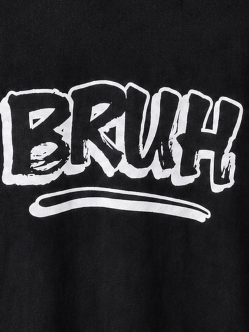 Pro Dada BRUH Grafitti Graphic T-Shirt Men's Small Black Streetwear - Picture 4 of 4